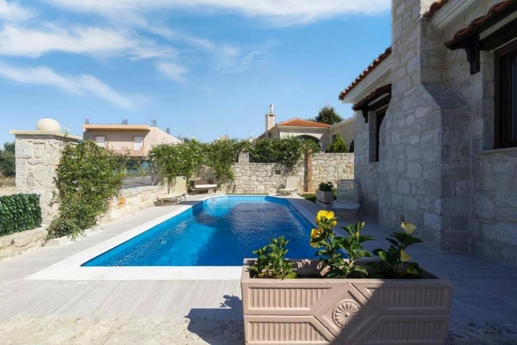 Heraklion Twins House - Private Pool Retreat Episkopí- Rethimno エクステリア 写真